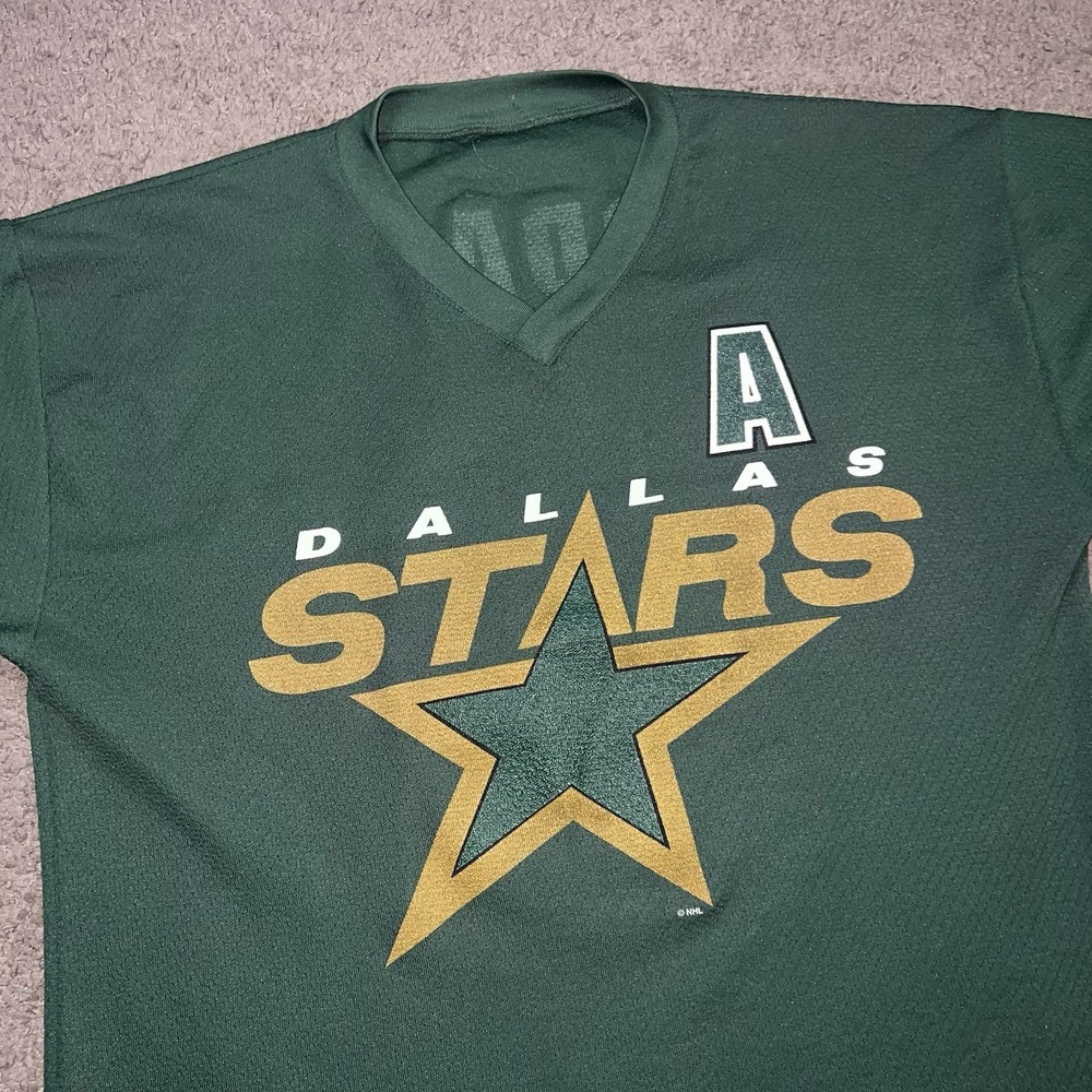 Dallas Stars Mike Modano #9 NHL Hockey Jersey Green L